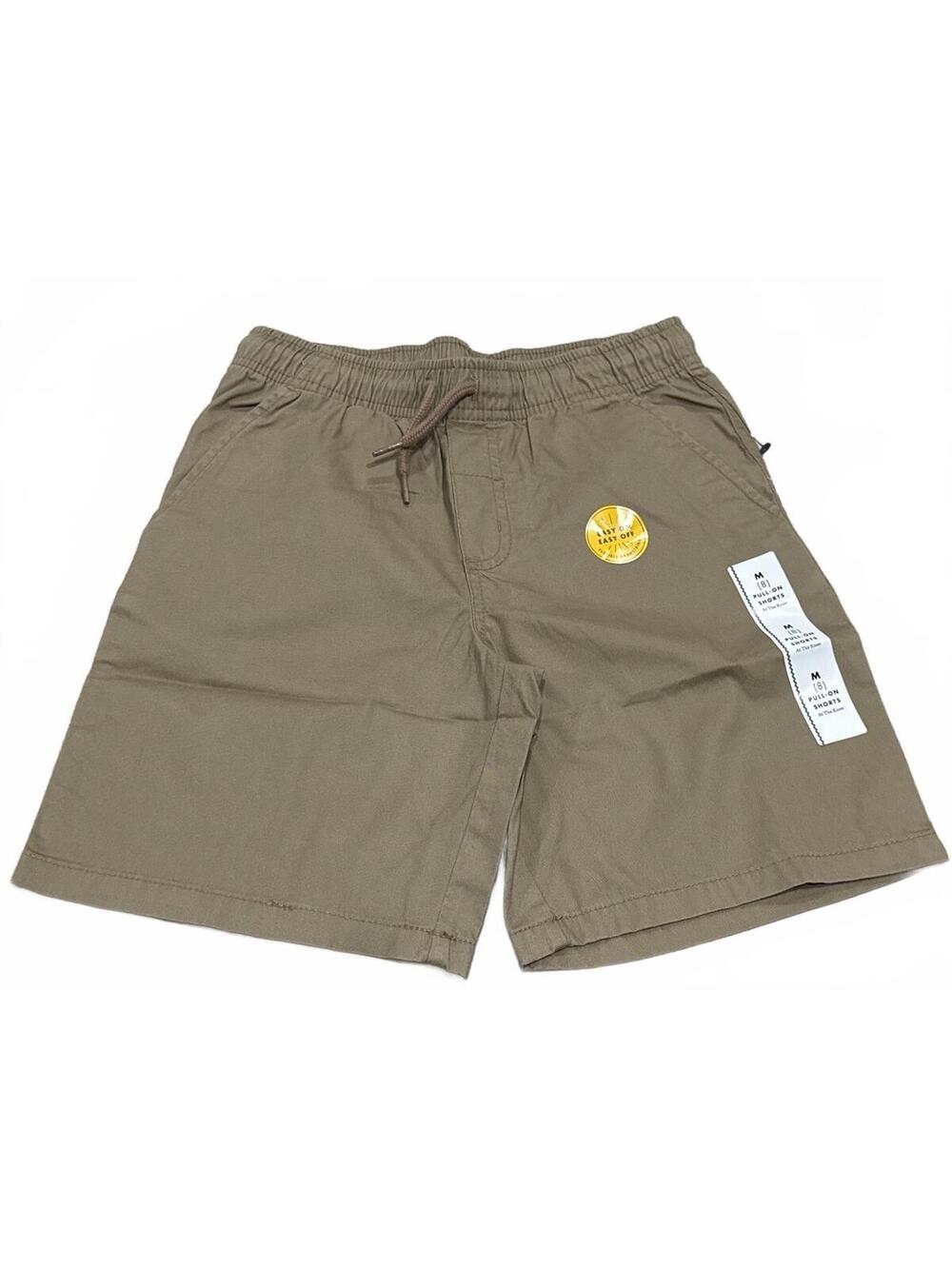 Cat & Jack Boys Pull-On Khaki Shorts Size M 8 Beige NWT